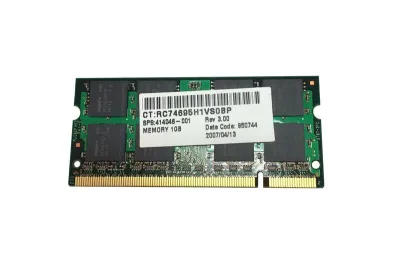 414046-001 - HP 1GB DDR2-667MHz PC2-5300 non-ECC Unbuffered CL5 200-Pin SoDimm 1.8V Memory Module