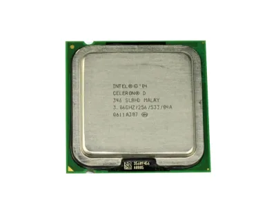 416342-001 - HP 3.06GHz 533MHz FSB 256KB L2 Cache Socket LGA775 Intel Celeron D 346 1-Core Processor