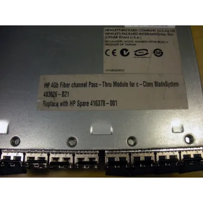 416378-001 - HP 16 Port 4GB Fiber Channel Pass-Thru Module