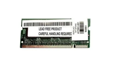417051R-001 - HP 512MB DDR2-533MHz PC2-4200 non-ECC Unbuffered CL4 200-Pin SoDimm 1.8V Memory Module