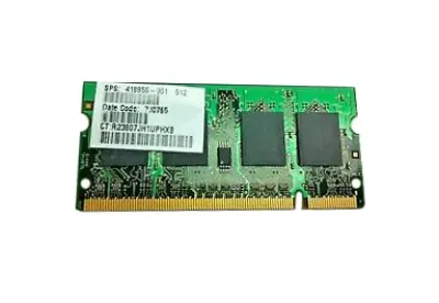 418855-001N - HP 512MB DDR2-667MHz PC2-5300 non-ECC Unbuffered CL5 200-Pin SoDimm 1.8V Memory Module