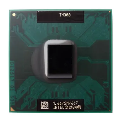 418885-001 - HP 1.66GHz 667MHz FSB 2MB L2 Cache Socket PPGA478 Intel Core Solo T1300 1-Core Processor