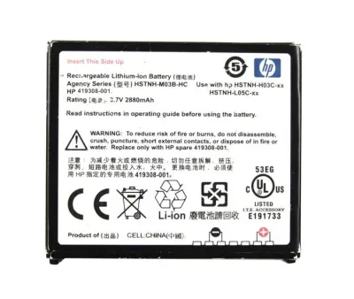 419308-001 - HP 2880mAh Li-Ion Battery for iPAQ HX2000/RX3000 Series