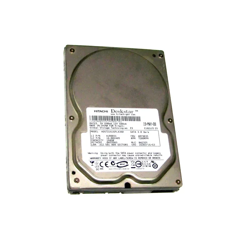 41R0031 - Lenovo 160GB 7200RPM SATA 3.5-inch Hard Drive
