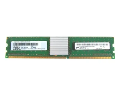 41T8578 - IBM 1GB DDR2-667MHz PC2-5300 ECC Registered CL5 240-Pin DIMM Single Rank Memory Module