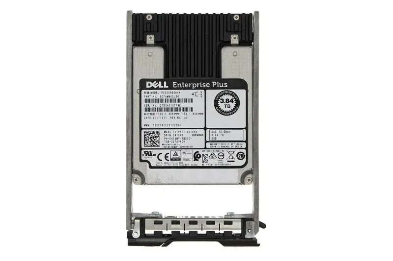Dell 41XNY Dell 041XNY / 41XNY 3.84TB Multi-Level Cell SAS 12Gb/s Read Intensive 2.5-Inch Solid State Drive