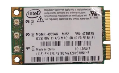 42T0875 - IBM Lenovo Wi-Fi Link 4965AGN Wireless Network Card for ThinkPad X60