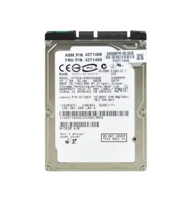 42T1409 - IBM Lenovo 80GB 5400RPM SATA 2.5-inch Hard Drive for ThinkPad T60 T60p R60