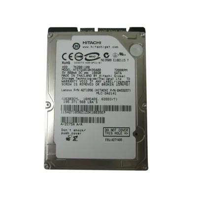 42T1485 IBM Lenovo 100GB 7200RPM SATA 1.5GB/s 2.5-inch Hard Drive