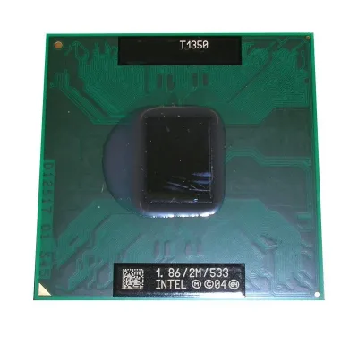 430896-001 - HP 1.86GHz 533MHz FSB 2MB L2 Cache Socket PPGA478 Intel Core Solo T1350 1-Core Processor