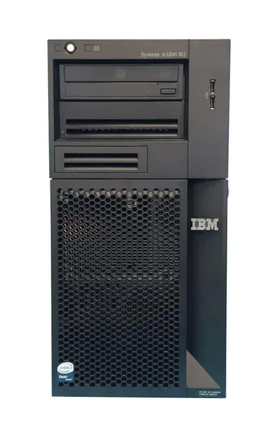 436854U - IBM x3200 M2 1x Intel Xeon 2.66GHz Quad Core CPU 1GB RAM DVD-ROM Tower Server System