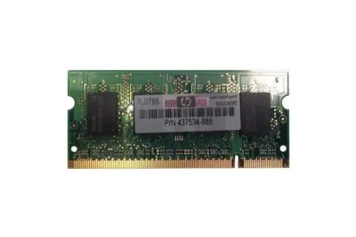 437534-888 - HP 512MB DDR2-667MHz PC2-5300 non-ECC Unbuffered CL5 200-Pin SoDimm 1.8V Memory Module