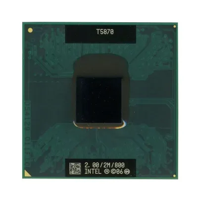 438086-113 - HP 2.00GHz 800MHz FSB 2MB L2 Cache Socket PGA478 Intel Core 2 Duo T5870 2-Core Processor