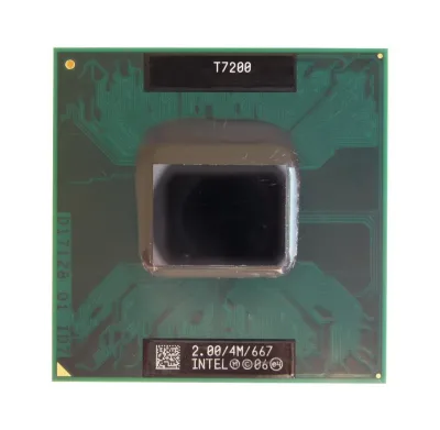 438513-001 - HP 2GHz 667MHz FSB 4MB L2 Cache Socket PGA478 Intel Mobile Core 2 Duo T7200 Processor