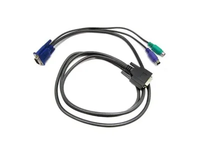 438610-002 - HP 6ft 1 x 4 PS2 KVM Console Cable