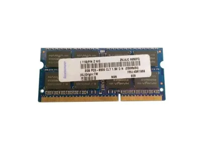 43R1969 - IBM 2GB DDR3-1066MHz PC3-8500 non-ECC Unbuffered CL7 204-Pin SoDIMM Dual Rank Memory Module