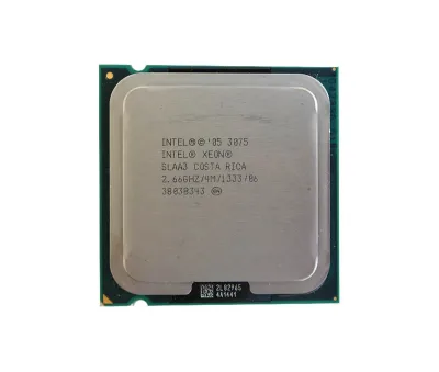 43W4924 - IBM 2.66GHz 1333MHz FSB 4MB Cache Socket LGA775 Intel Xeon 3075 Dual-Core Processor