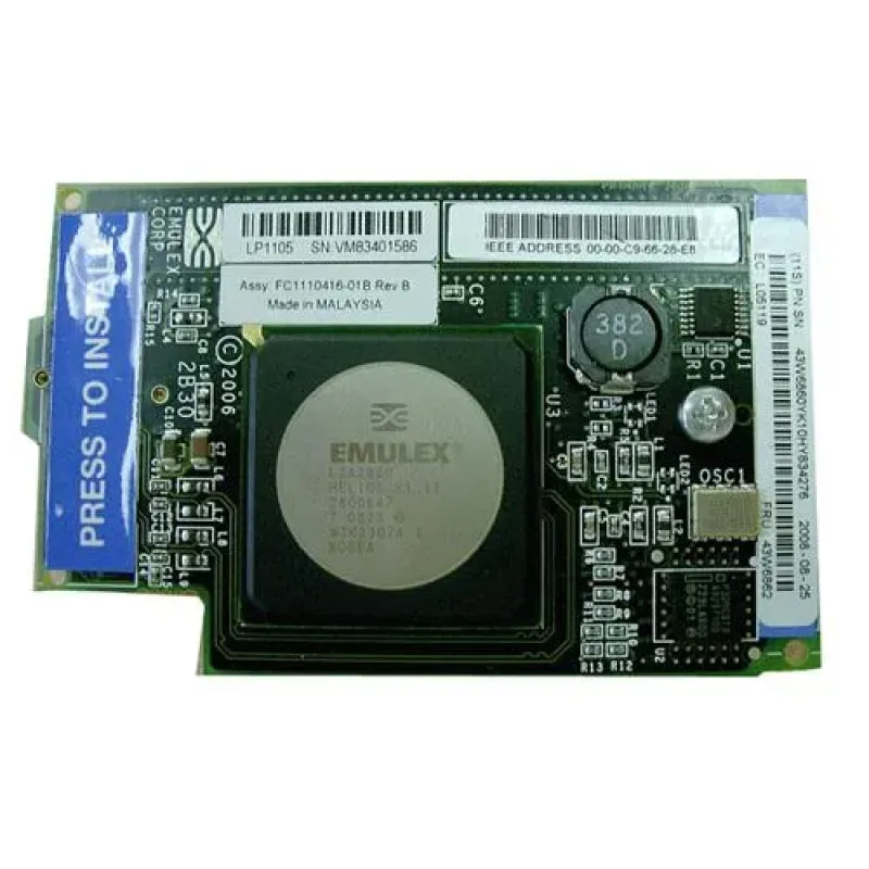 43W6859 - IBM Emulex Fibre Channel 4GB/s Expansion Card for IBM BladeCenter