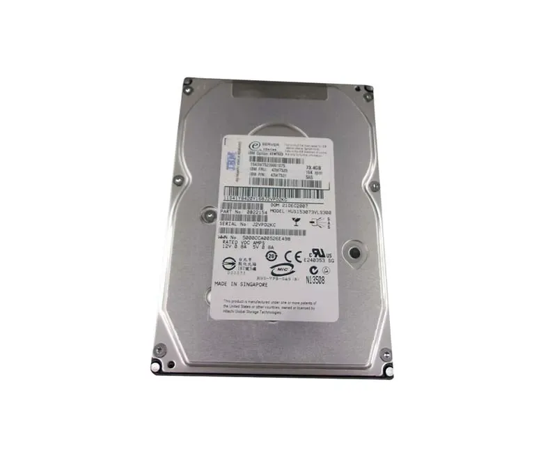 43W7531 - IBM 73GB 15000RPM SAS 3Gb/s 3.5-inch Hard Drive