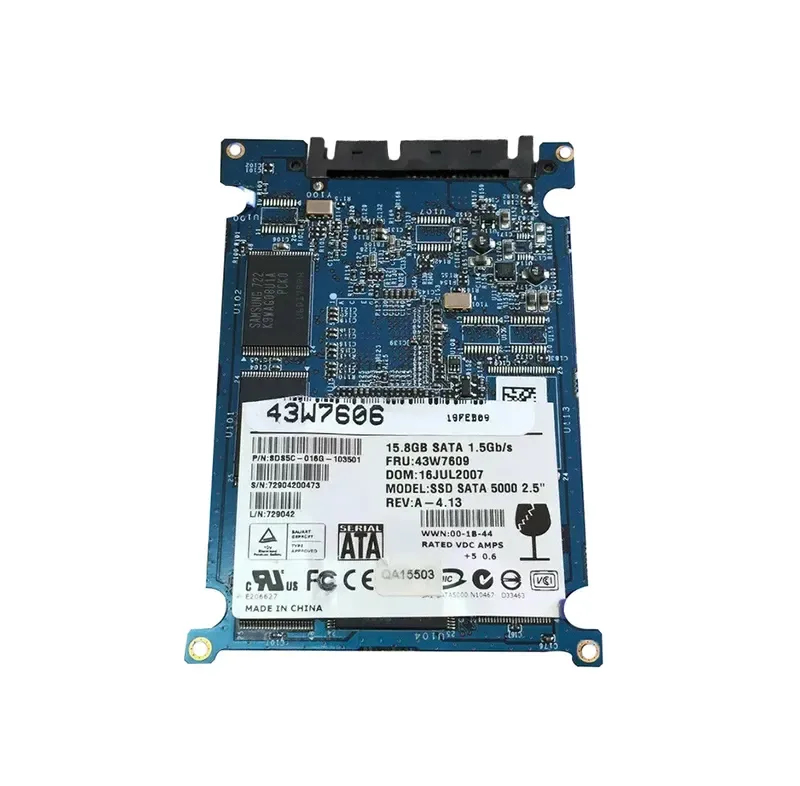 43W7609 - IBM 15.8GB SATA 2.5-inch Solid State Drive