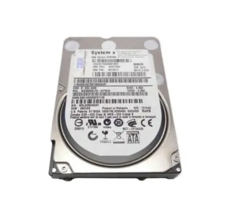 43W7666 - IBM 300GB 10000RPM SATA 3.0GB NON-HOT-SWAP SFF 2.5-inch Hard Drive