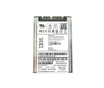 43W7726 - IBM 50GB SATA 3GB/s Hot Swapable 1.8-inch MLC Solid State Drive
