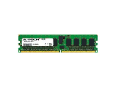 43X0602 - IBM 1GB Kit (2 X 512MB) DDR2-667MHz PC2-5300 ECC Registered CL5 240-Pin DIMM 1.8V Memory