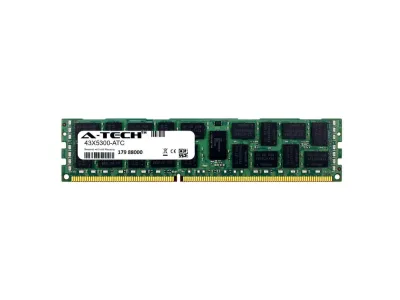 43X5300 - IBM 4GB DDR3-1333MHz PC3-10600 ECC Registered CL9 240-Pin DIMM 1.35V Low Voltage Dual Rank Memory Module