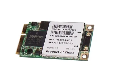 441075-002 - HP Mini PCI-Express 54G WiFi 802.11b/g High-Speed Embedded Wireless Lan (WLAN) Network Adapter for 6710B/6715B Series Notebook