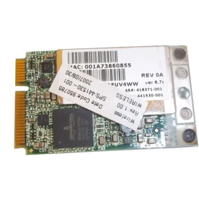 441530-001 - HP Mini PCI-Express 54G WiFi 802.11a/b/g/n Wireless Lan (WLAN) Network Interface Card