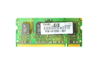 441590-881 - HP 1GB DDR2-667MHz PC2-5300 non-ECC Unbuffered CL5 200-Pin SoDimm 1.8V Memory Module