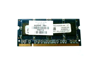 442880-001 - HP 512MB DDR2-667MHz PC2-5300 non-ECC Unbuffered CL5 200-Pin SoDimm 1.8V Memory Module