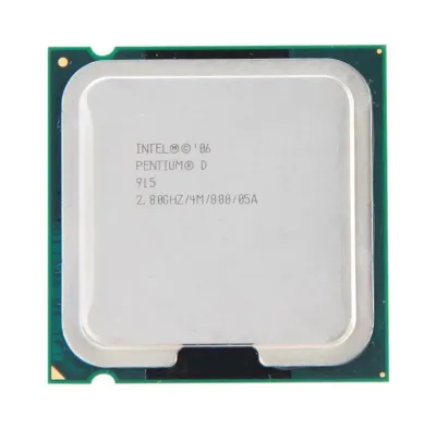 444583-001 - HP 2.8GHz 800MHz 4MB L2 Cache Socket PLGA775 Intel Pentium D 915 Dual Core Processor