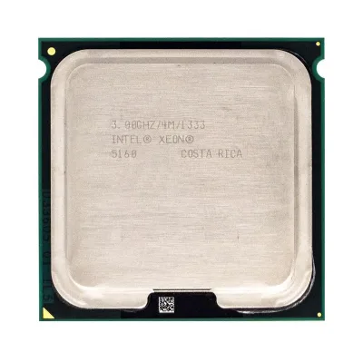 444714-B21 - HP 3.0GHz 1333MHz FSB 4MB L2 Cache Socket LGA771 Intel Xeon 5160 Dual-Core Processor