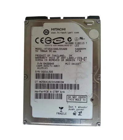 445171-ABC - Compaq 80GB 5400RPM SATA 1.5Gb/s 2.5-inch Hard Drive