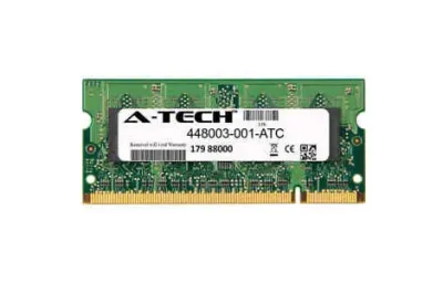 448003-001N - HP 2GB DDR2-667MHz PC2-5300 non-ECC Unbuffered CL5 200-Pin SoDimm 1.8V Memory Module