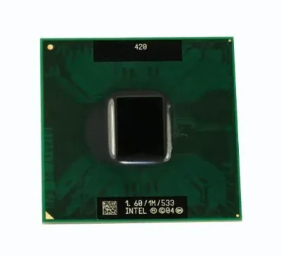 448322-001 - HP 1.60GHz 533MHz FSB 1MB L2 Cache Socket PGA478 Intel Celeron M 420 1-Core Processor
