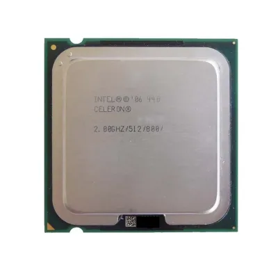 449166-001 - HP 2.0GHz 800MHz FSB 512KB L2 Cache Socket LGA775 Intel Celeron 440 1-Core Processor