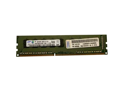44T1572 - IBM 1GB DDR3-1333MHz PC3-10600 ECC Unbuffered CL9 240-Pin DIMM Single Rank Memory Module