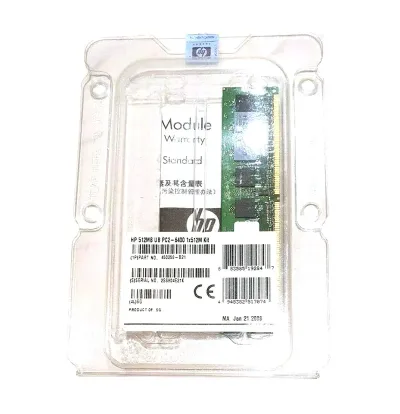 450258-B21 - HP 512MB DDR2-800MHz PC2-6400 ECC Unbuffered CL6 240-Pin DIMM 1.8V Memory Module