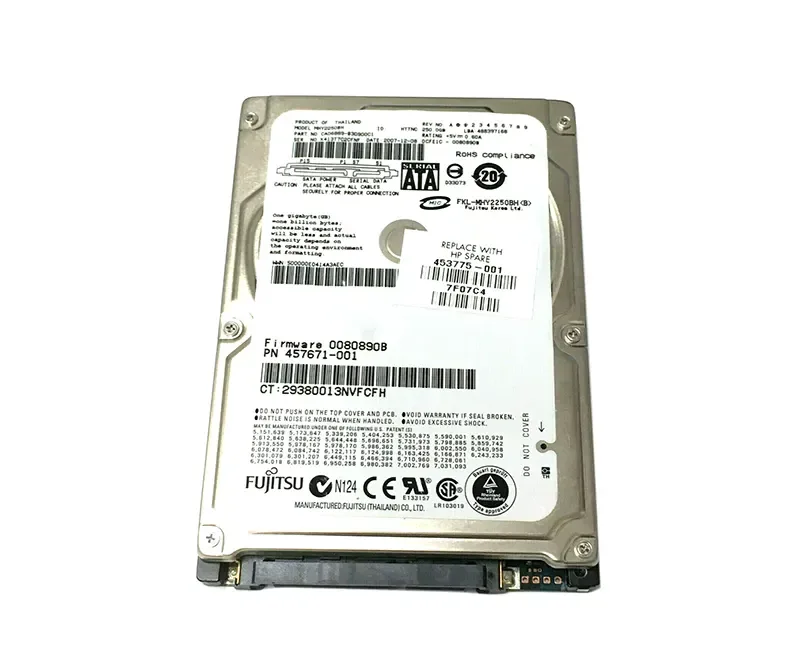 457671-001 - HP 250GB 5400RPM SATA 1.5Gb/s 2.5-inch Hard Drive