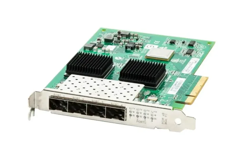 45GPC - Dell / QLogic QLE2564 8Gb SFP Quad Port Fibre Channel Host Bus Adapter with 4x SFP+ Module