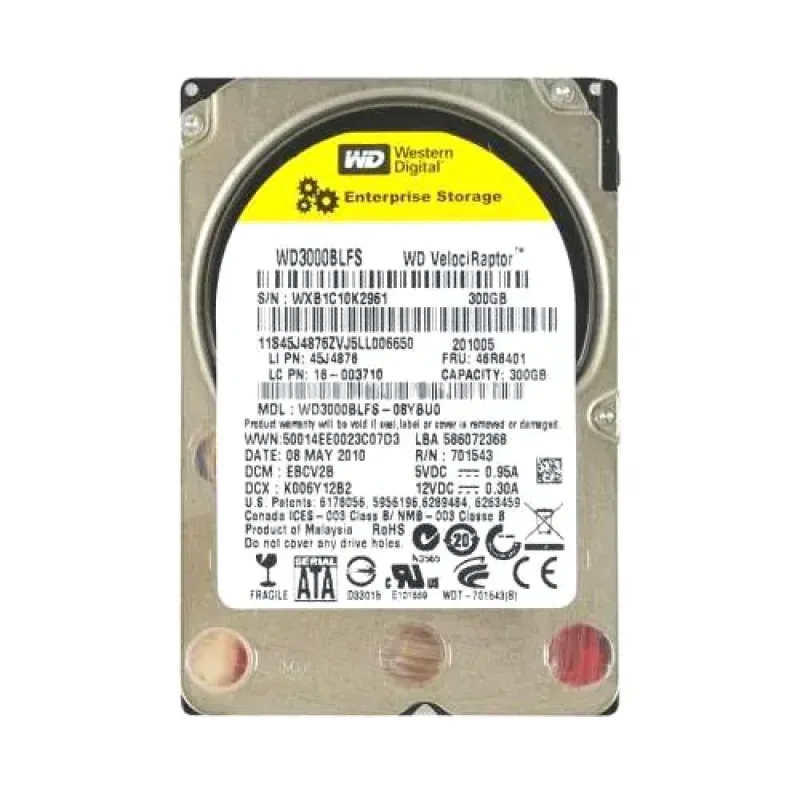 45J4876 - IBM 300GB 10000RPM SATA 2.5-inch Hard Drive