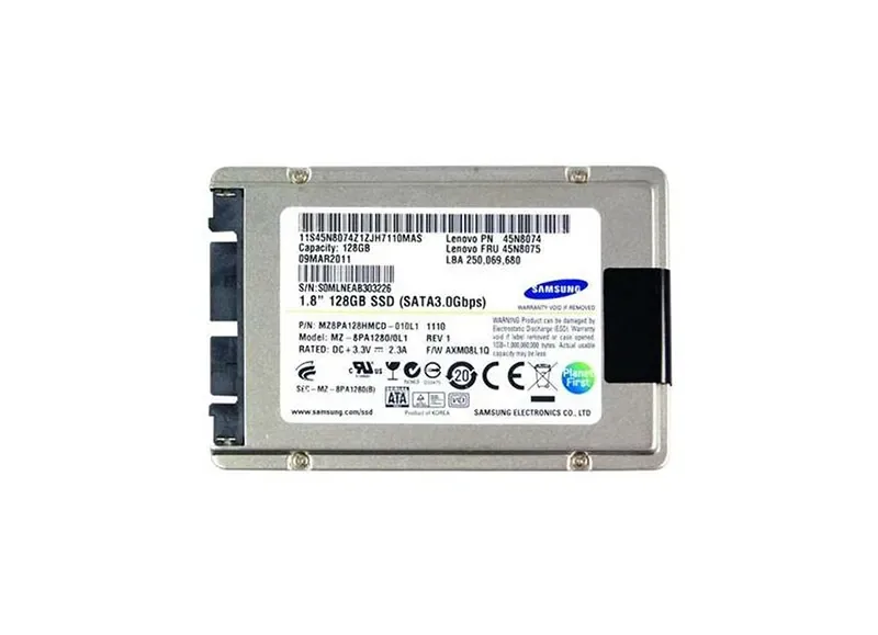 45N8075 - Lenovo 128GB SATA 3Gbps 1.8-inch Solid State Drive