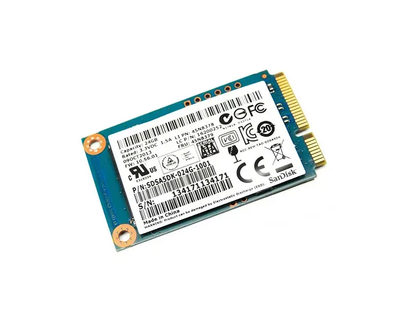 45N8376 - Lenovo 24GB mSATA PCI-Express 1.8-inch Solid State Drive