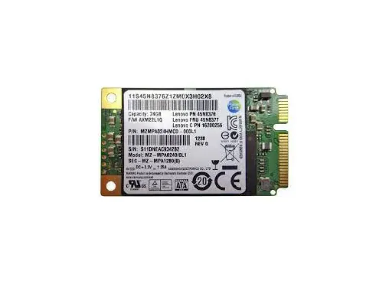 45N8378 - Lenovo 24GB mSATA Mini PCI-e Solid State Drive by SanDisk for Ideapad U300S
