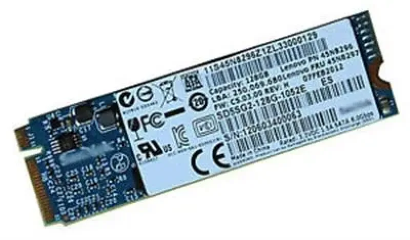 45N8483 - IBM 256GB Multi-Level Cell (MLC) SATA 6Gb/s M2.2280 Solid State Drive for ThinkPad X1 Carbon