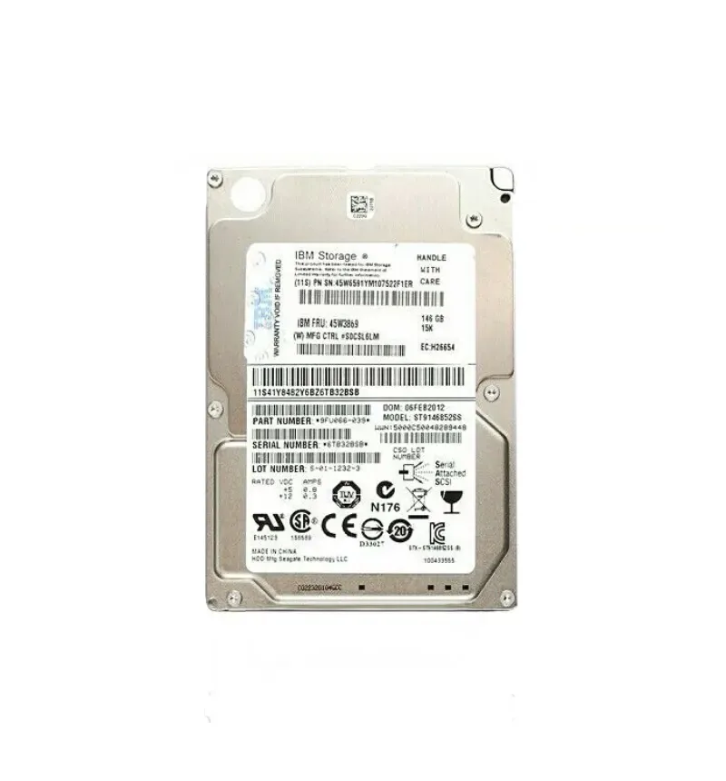 45W6591 - IBM 146GB 15000RPM SAS 6Gb/s 2.5-inch Hard Drive