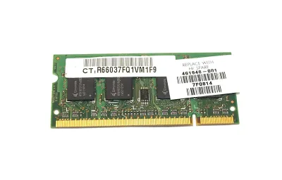 461948-001 - HP 512MB DDR2-667MHz PC2-5300 non-ECC Unbuffered CL5 200-Pin SoDimm Dual Rank Memory Module
