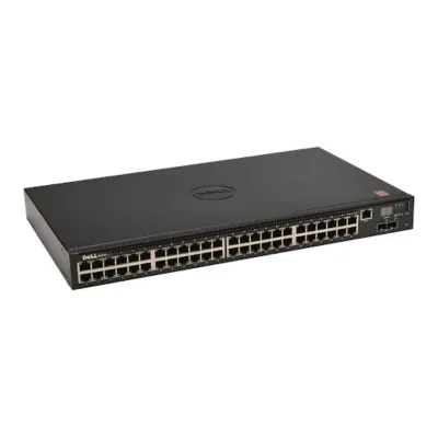462-4187 - Dell PowerConnect N2048 48 x Ports 10/100/1000Base-T + 2 x Ports 10 Gigabit Ethernet SFP+ Rack-Mountable Layer 2 Managed Gigabit Ethernet Network Switch